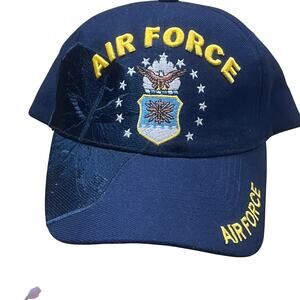 US‎ Air Force Embroidered Eagle Dad Hat Military Veteran Patriotic Adjustable
